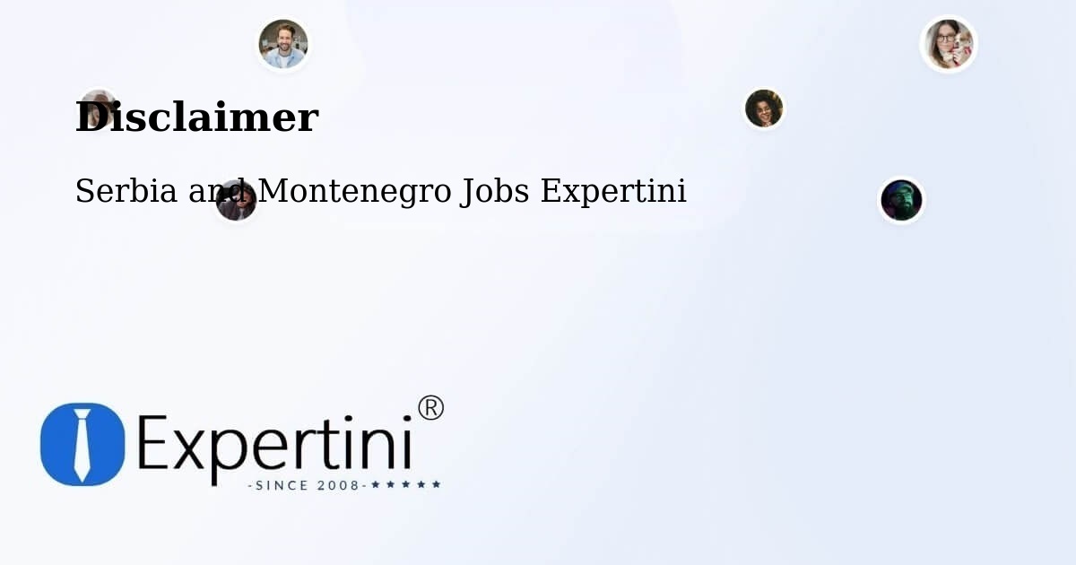 Disclaimer – Devon - Serbia and Montenegro Jobs Expertini