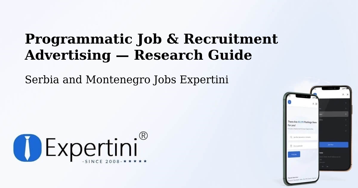 Programmatic Job & Recruitment Advertising — Research Guide – Devon
