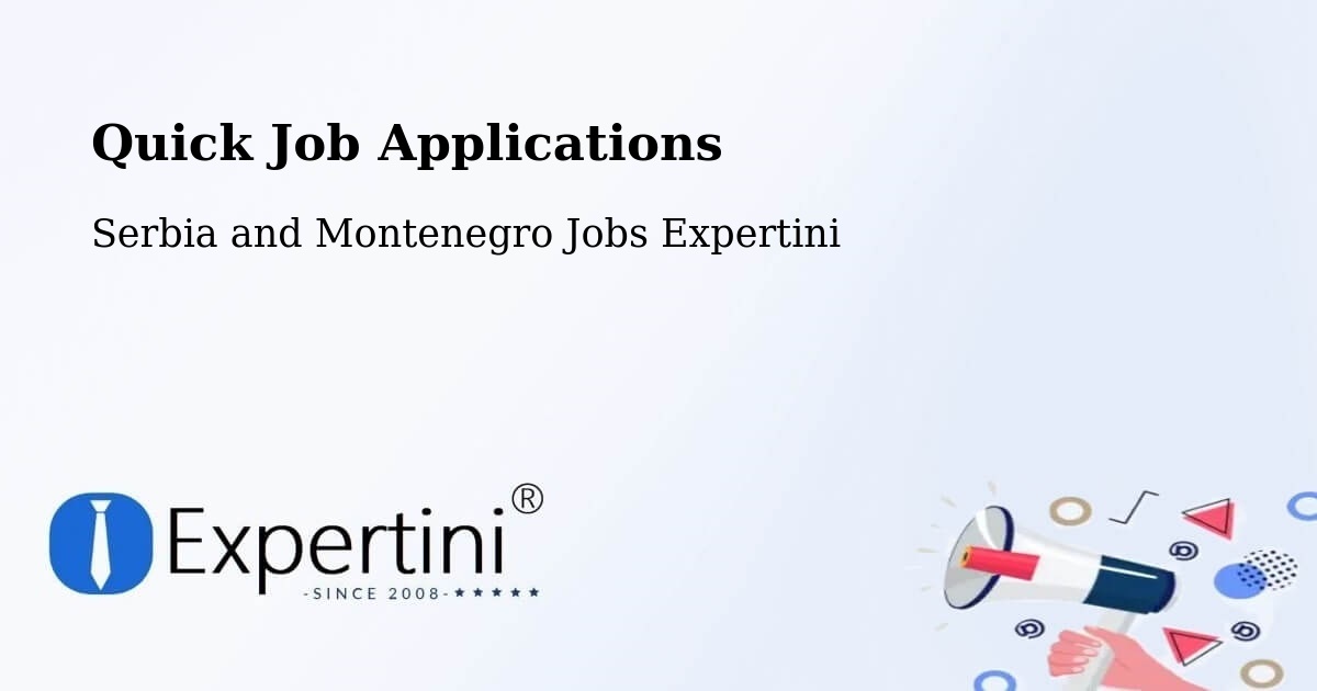 Quick Apply Feature – Devon - Serbia and Montenegro Jobs Expertini