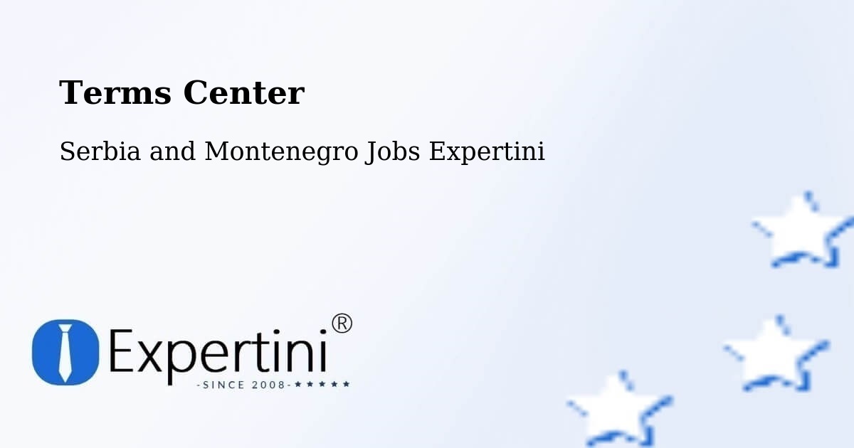 Terms of Service – Devon - Serbia and Montenegro Jobs Expertini